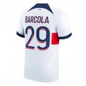 Paris Saint-Germain Bradley Barcola #29 Borta Kläder 2023-24 Kortärmad